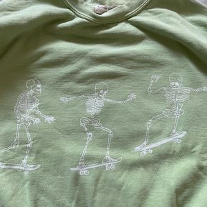 Urban Outfitters PST Skateboarding skeletons sweatshirt